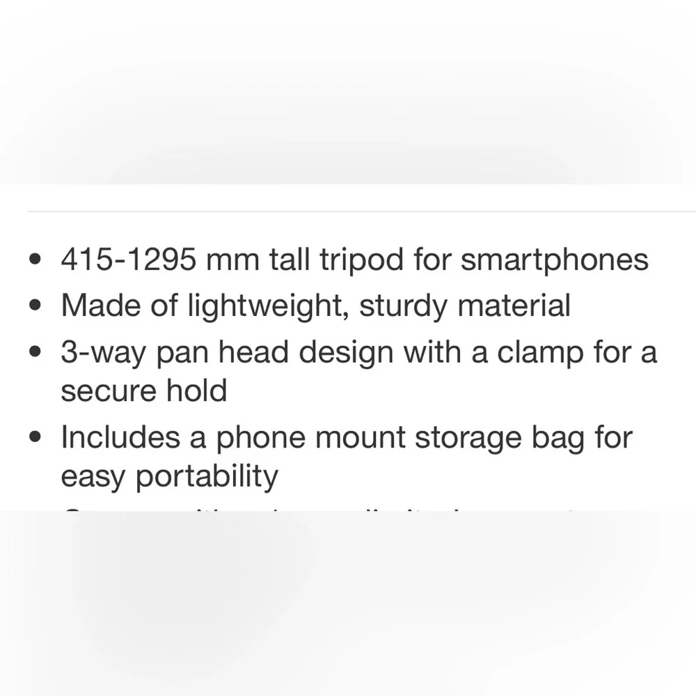 Lot of 2 Tripods for smartphones. New in Box